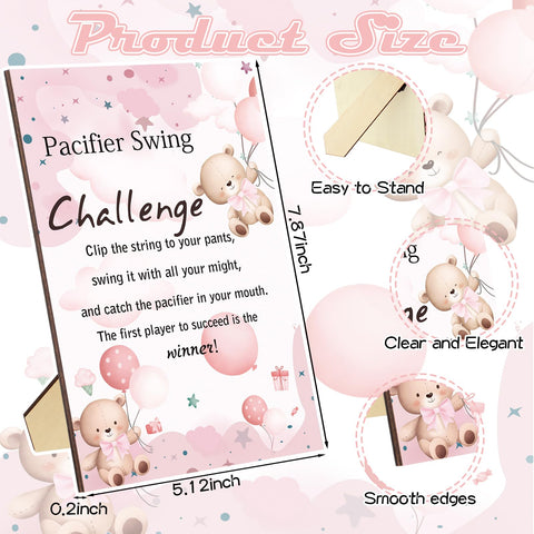 Geelin pacifier swing game set for playful party moments