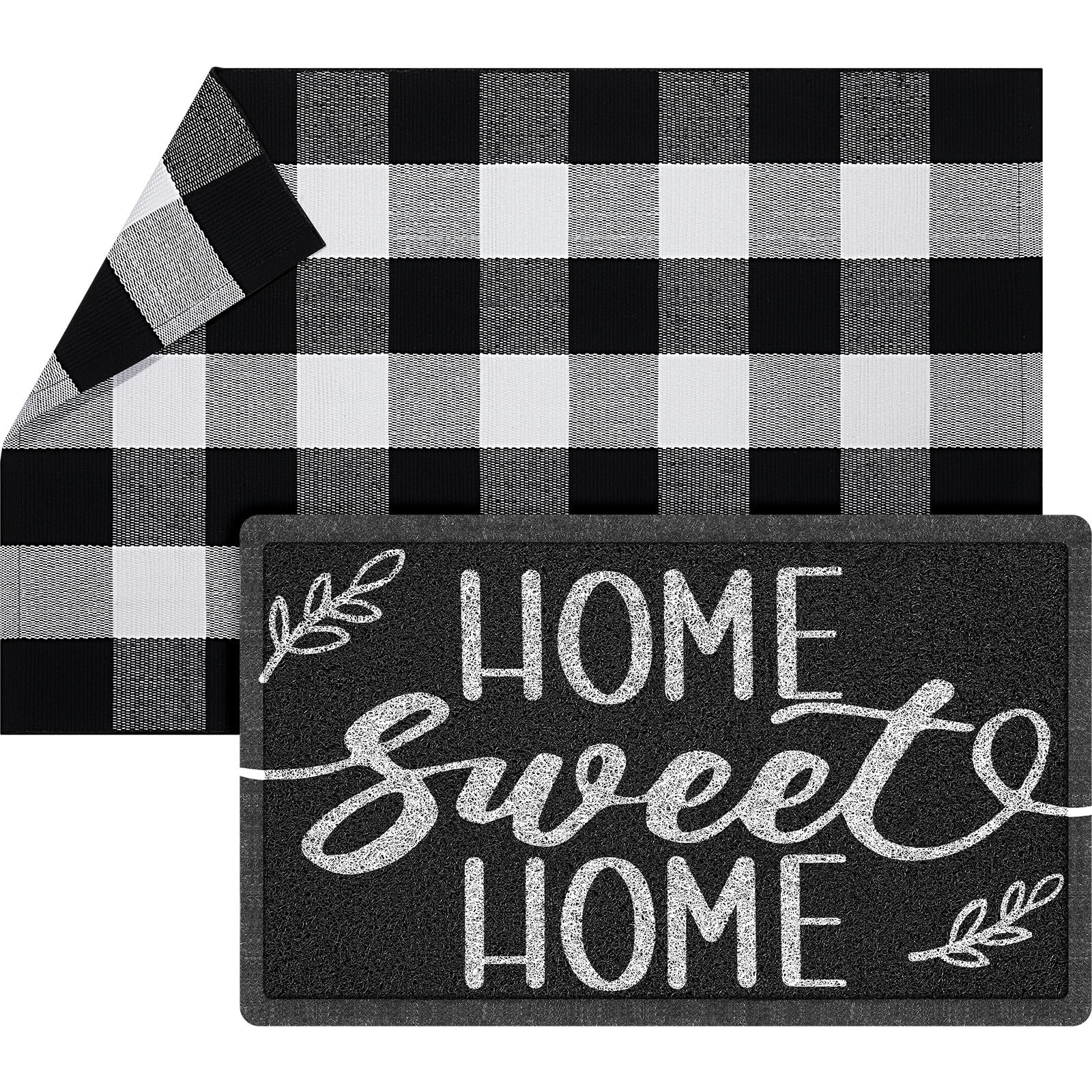 Geelin welcome doormat with embroidery for a warm, inviting entry