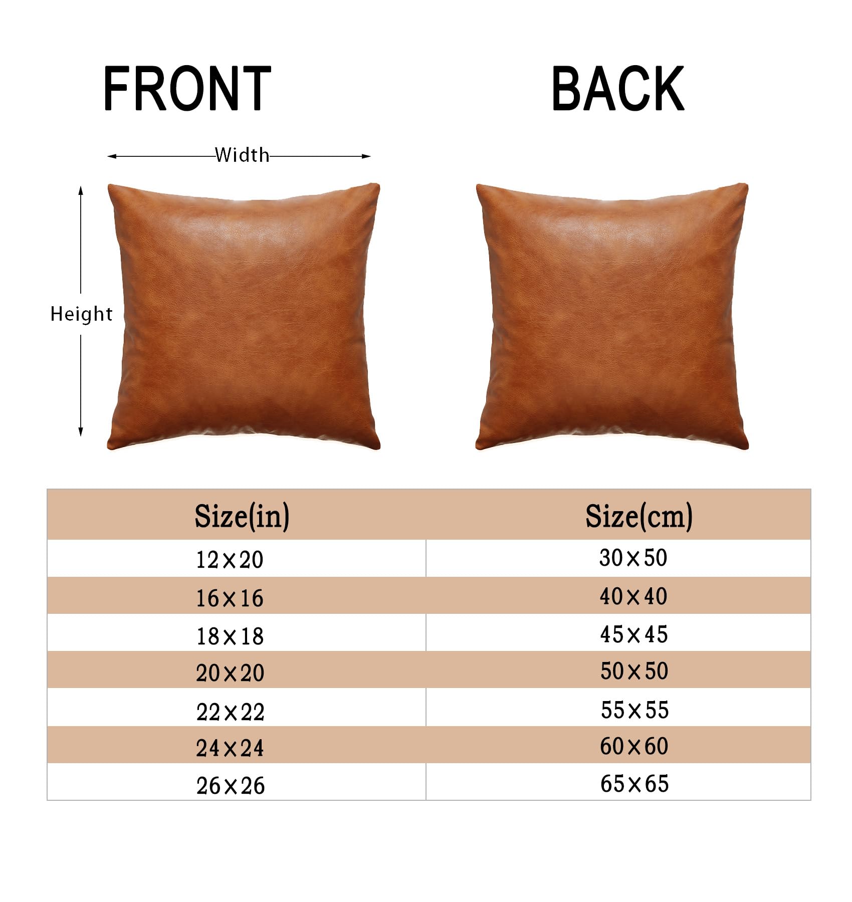 GEGELICA cozy couch and bedroom decor brown pillow cover for refined spaces