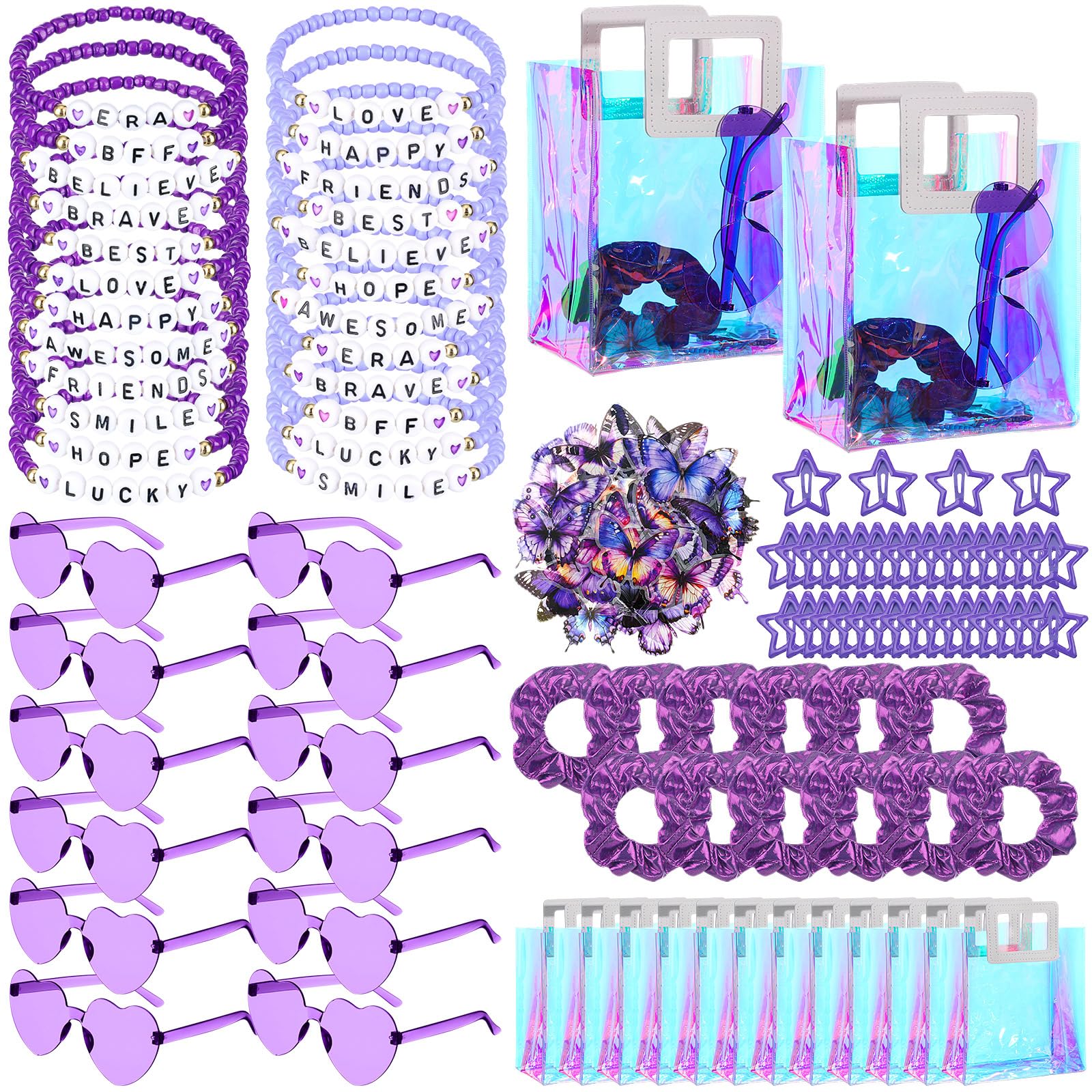 Geiserailie 146-piece party favors set for birthdays and fan gatherings.