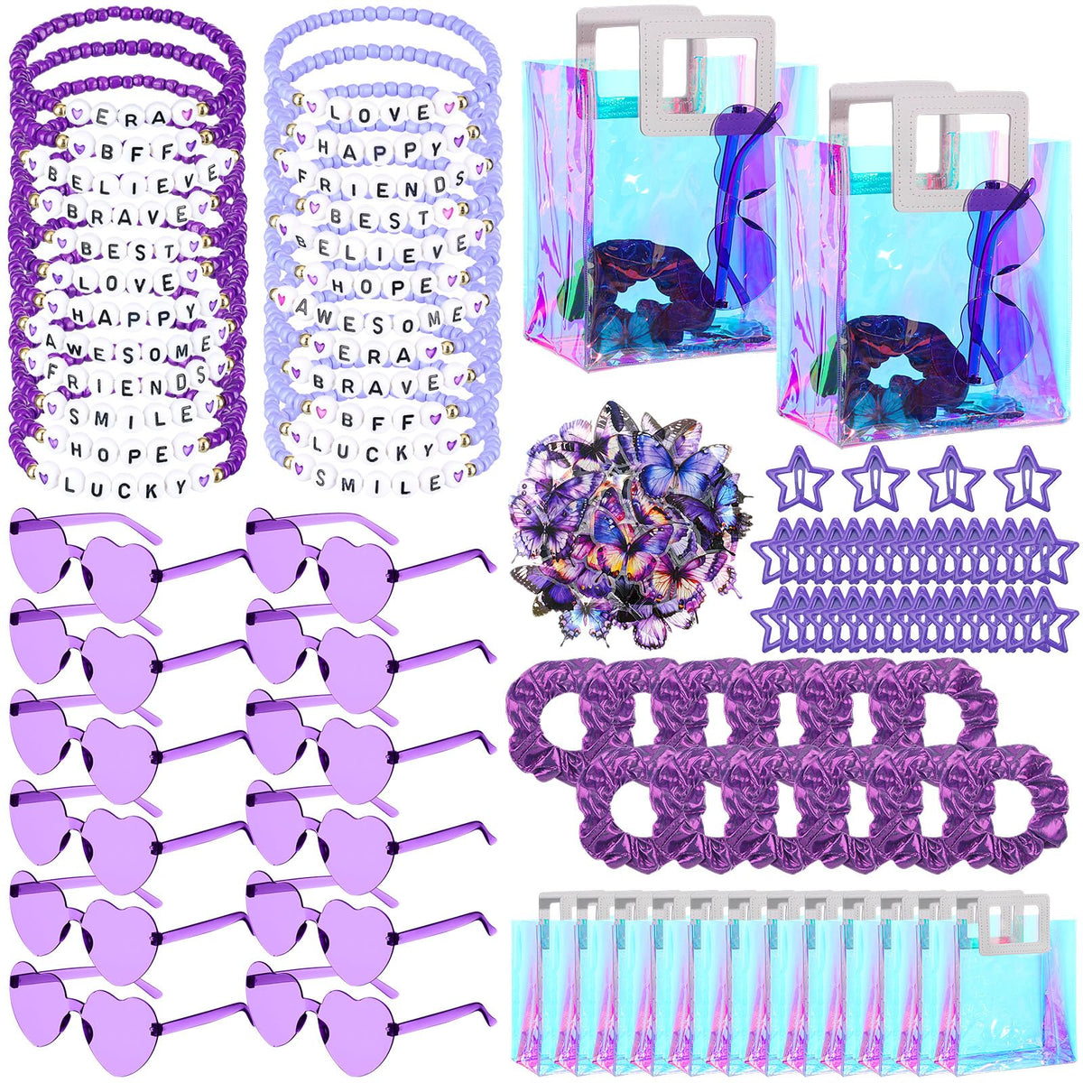 Geiserailie 146-piece party favors set for birthdays and fan gatherings.