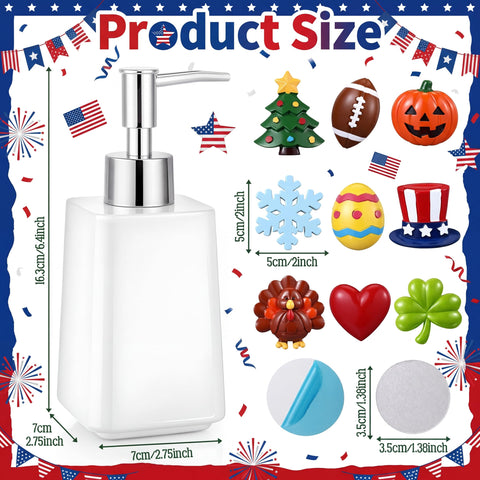 Gejoy ceramic bottle with gold pump adds elegant bathroom flair.