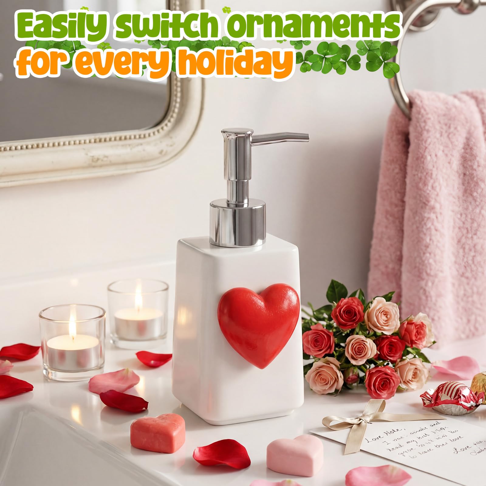 Gejoy magnet sheet enables tool-free ornament swaps.