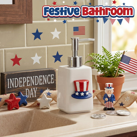 Gejoy resin ornaments magnetically attach for easy seasonal updates.