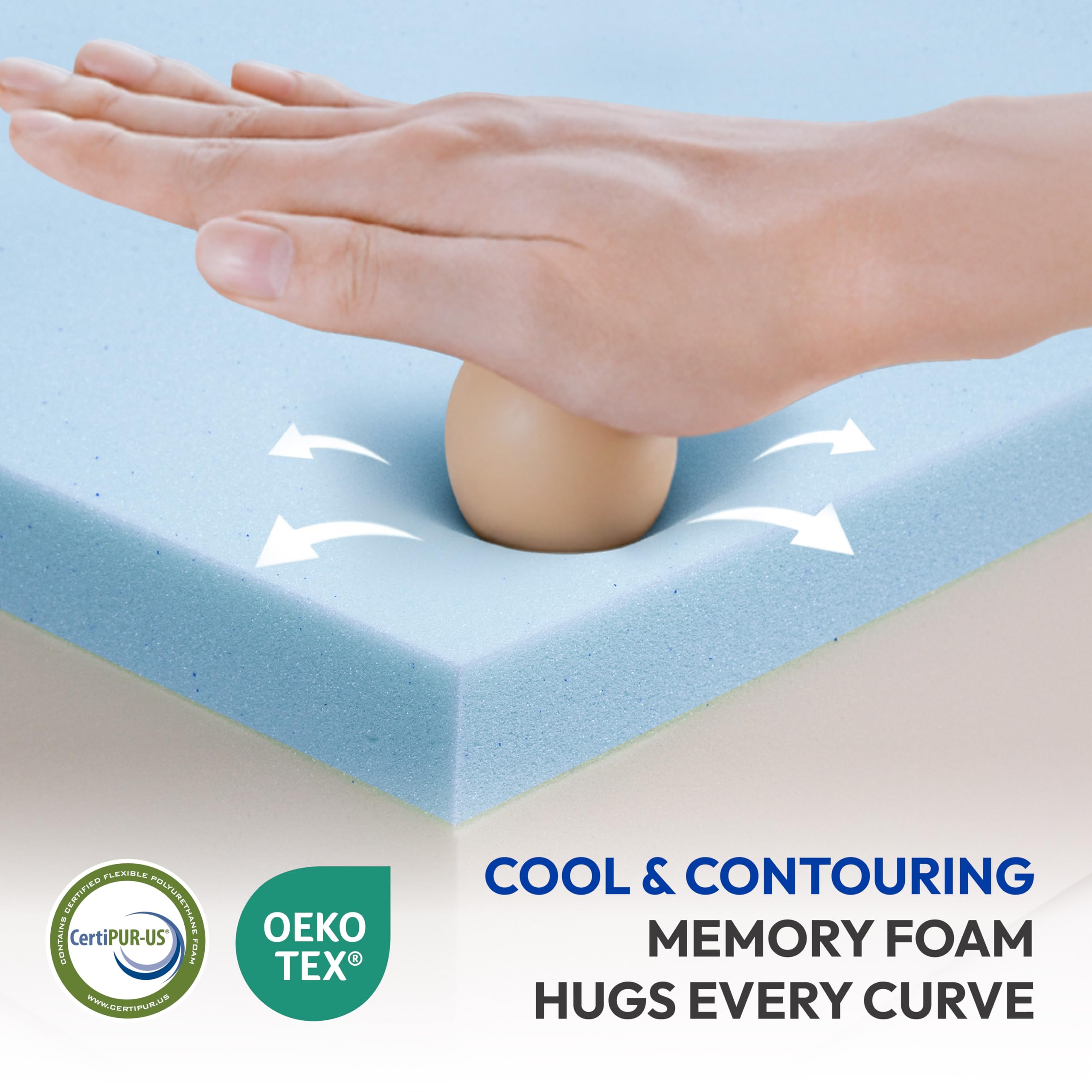 Gelsea moisture-wicking cover helps stay dry at night
