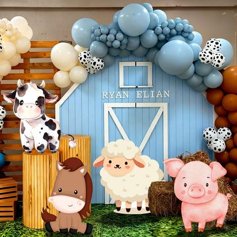 Gemscream farm animals backdrop pack versatile party decoration