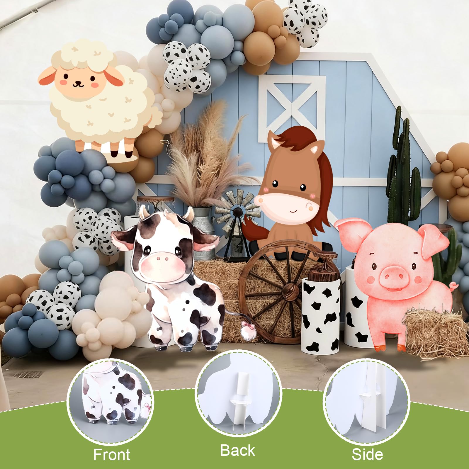 Gemscream pig backdrop 20x22 adds playful farm vibes