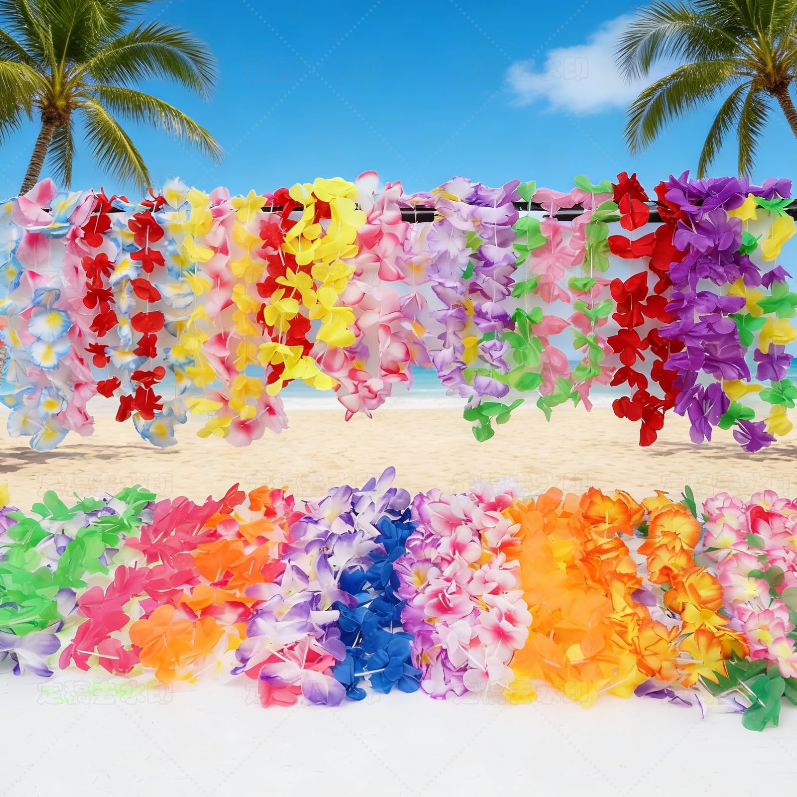 GenDouYun leis are versatile for luau, beach, birthdays, and weddings, plus garlands and backdrops.