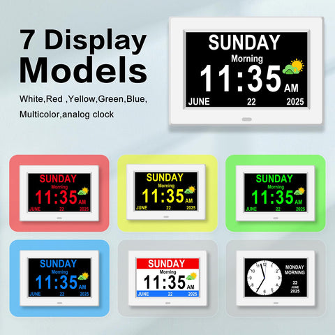 Generic 11-inch display close-up showing high-contrast digits