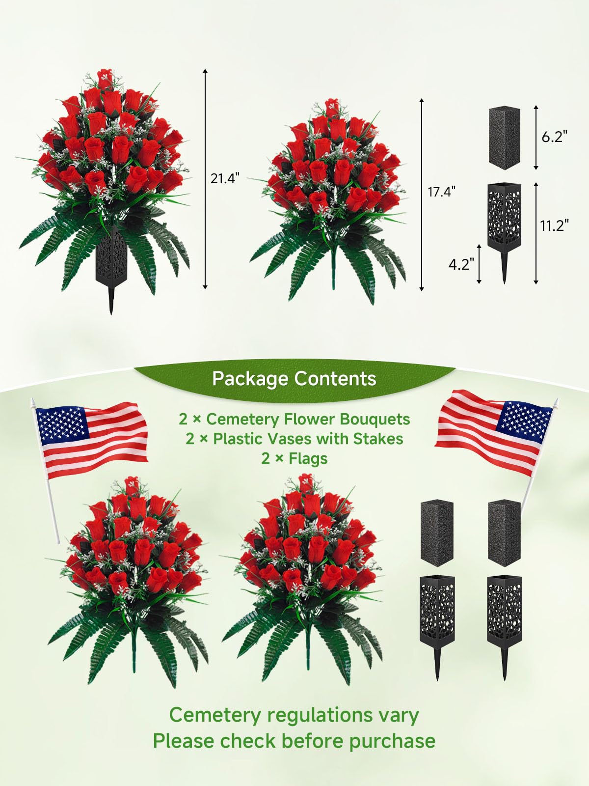 Generic 24-stem red roses with baby’s breath for outdoor memorial.