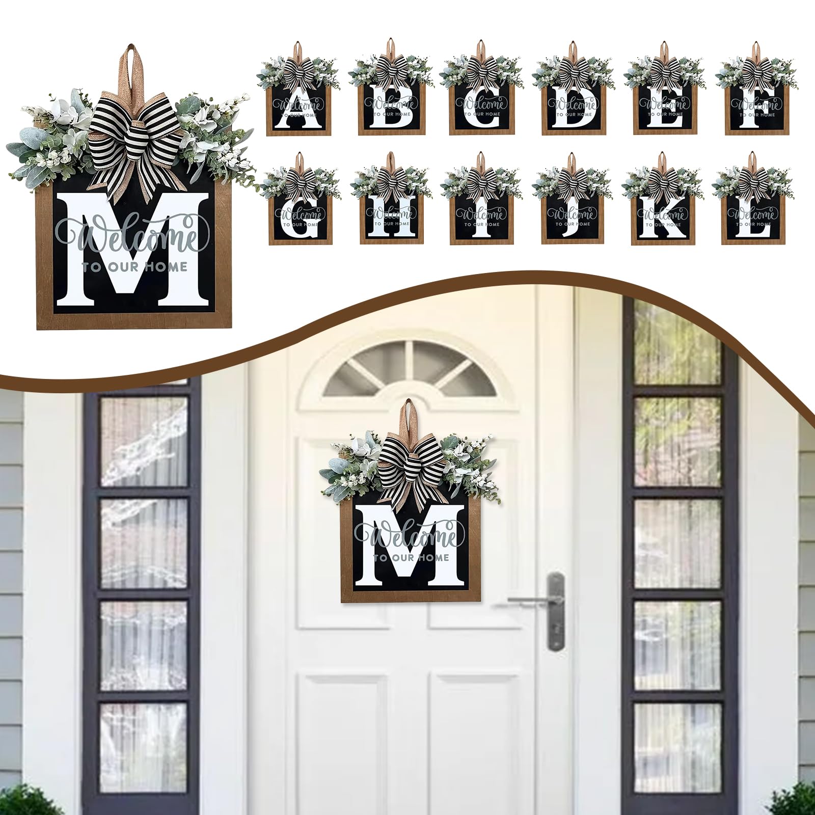 Generic all-season porch decor blends rustic warmth with modern farmhouse style