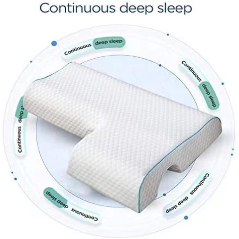 Generic Arched Memory Cuddle Pillow folds for easy storage