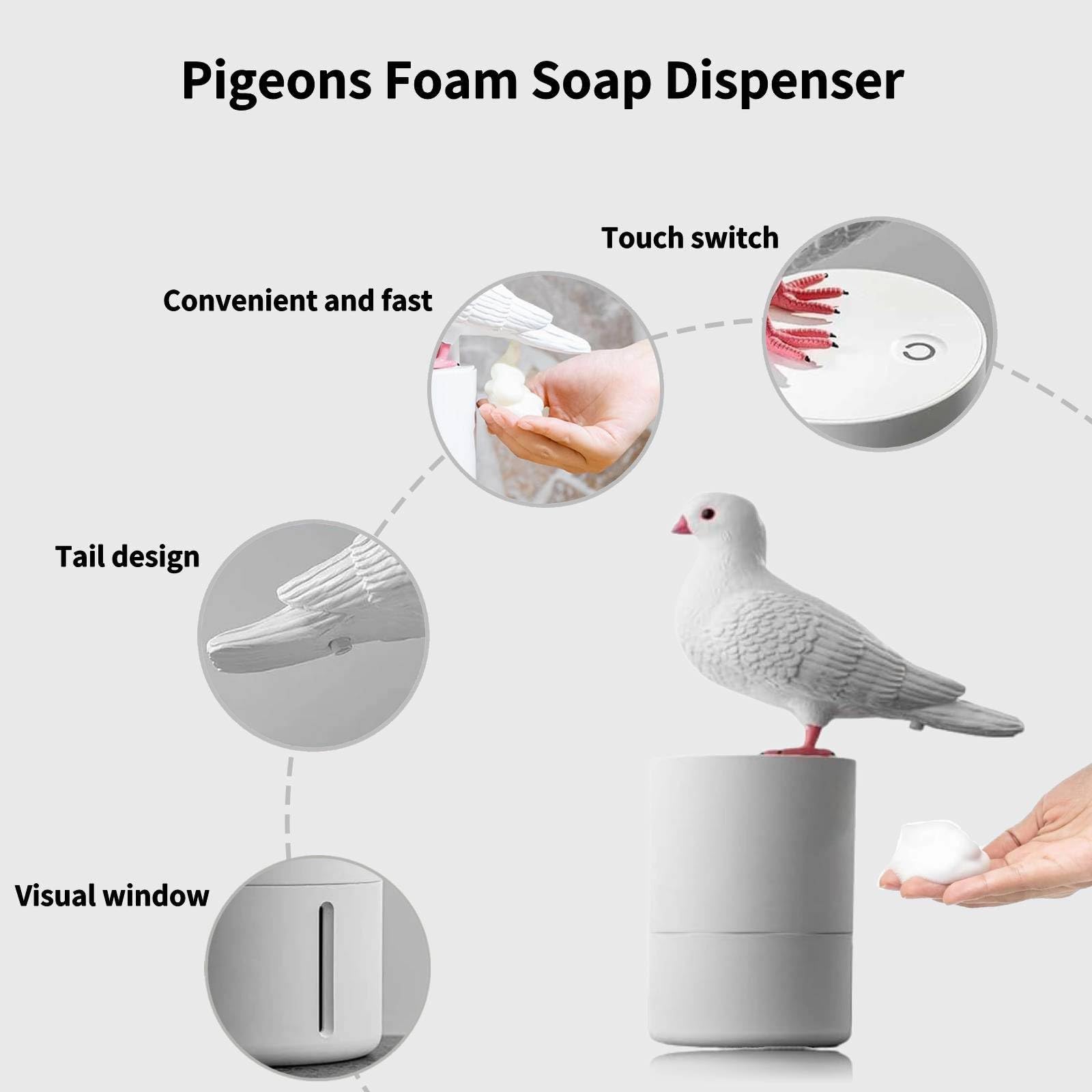 Generic Bird of Peace dispenser dove-design enhances kitchen or bath ambiance