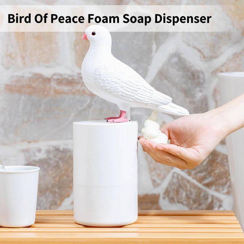 Generic Bird of Peace sensor-activation highlights touchless operation at sink