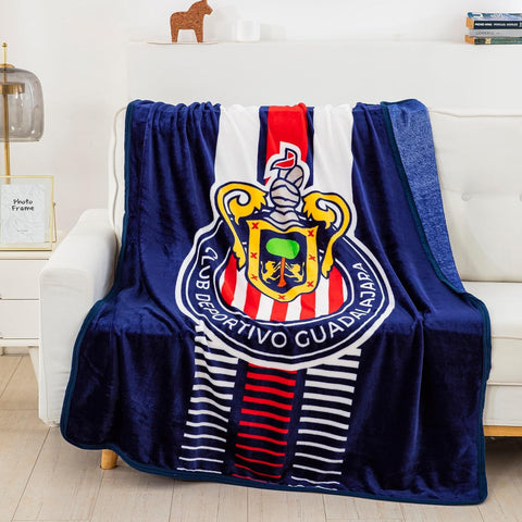 Generic Chiva throw blanket showing plush fleece texture for cozy warmth at home or outdoors