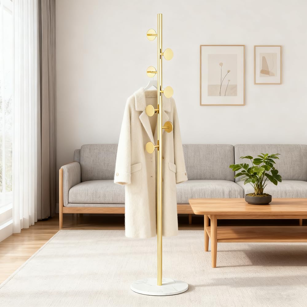 Generic coat rack nano baked finish resists rust and keeps color bright