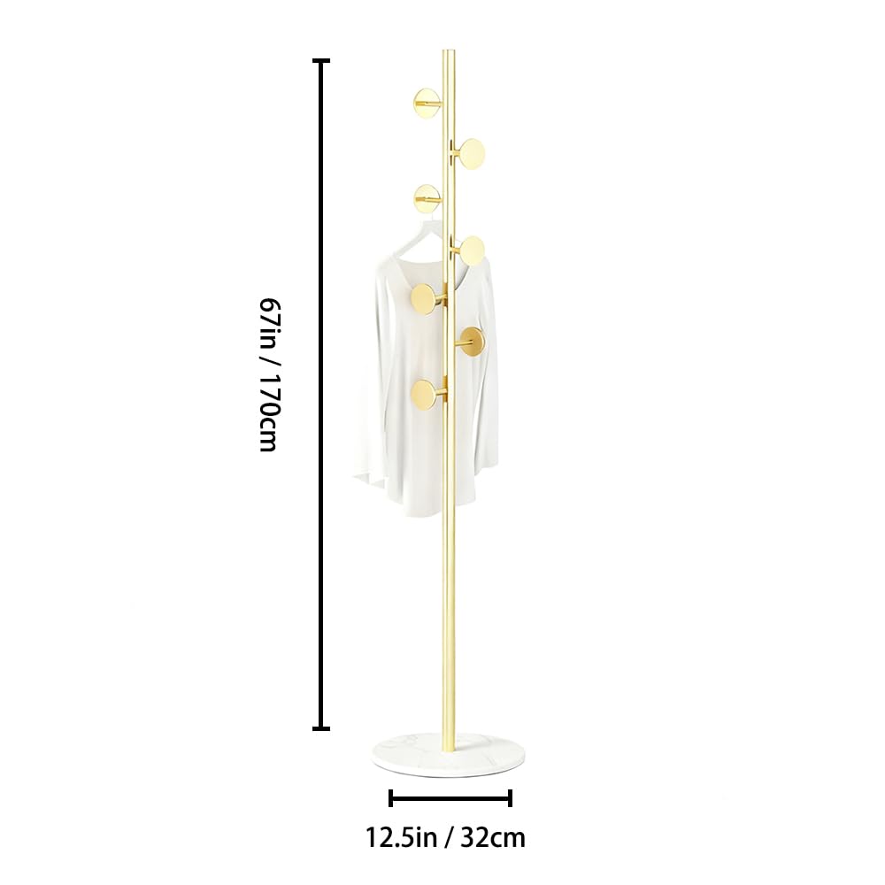 Generic coat rack durable metal design supports heavy daily use in homes