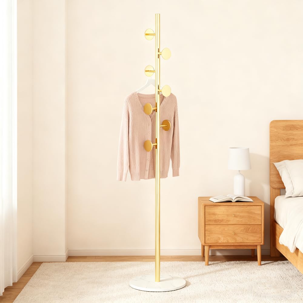 Generic coat rack easy assembly in minutes with simple connections