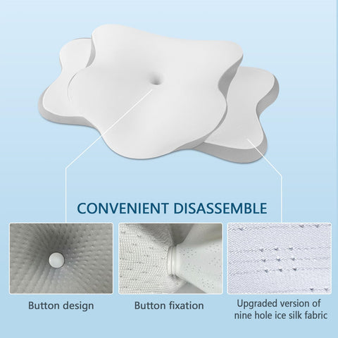 Generic pillow arrives compressed, ready to expand after opening