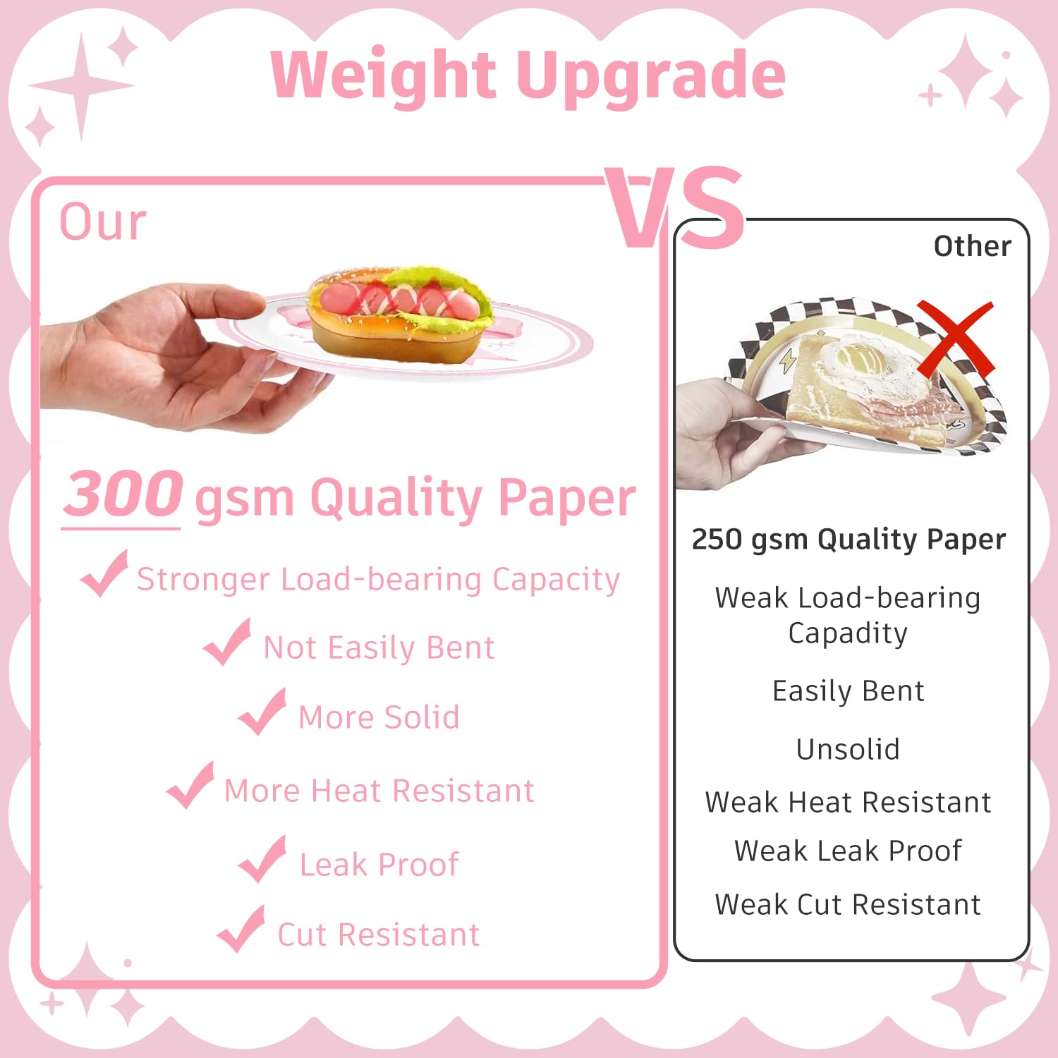 Generic Coquette 7 inch plates for sturdy, food-safe serving.