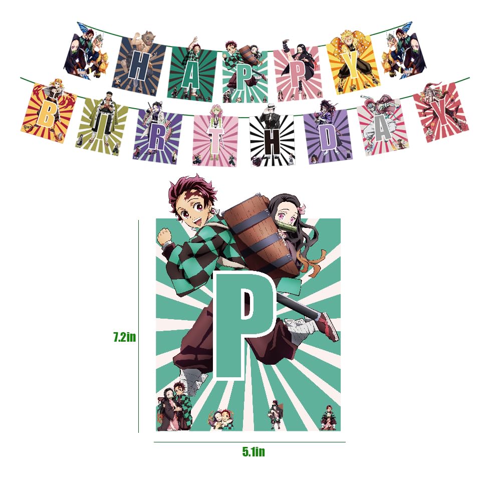 Generic Demon Slayer dinner plates support kid-friendly meals in a themed setting.