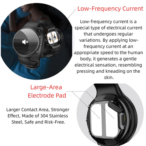 Generic Electric Shock Alarm Clock controls illustrate independent, phone-free setup
