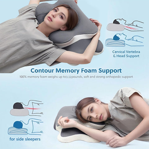 Generic Ergo Pillow cooling cover promotes airflow for cooler sleep.