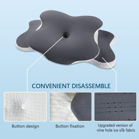 Generic Ergo Pillow side-sleeper support helps shoulder comfort during the night.