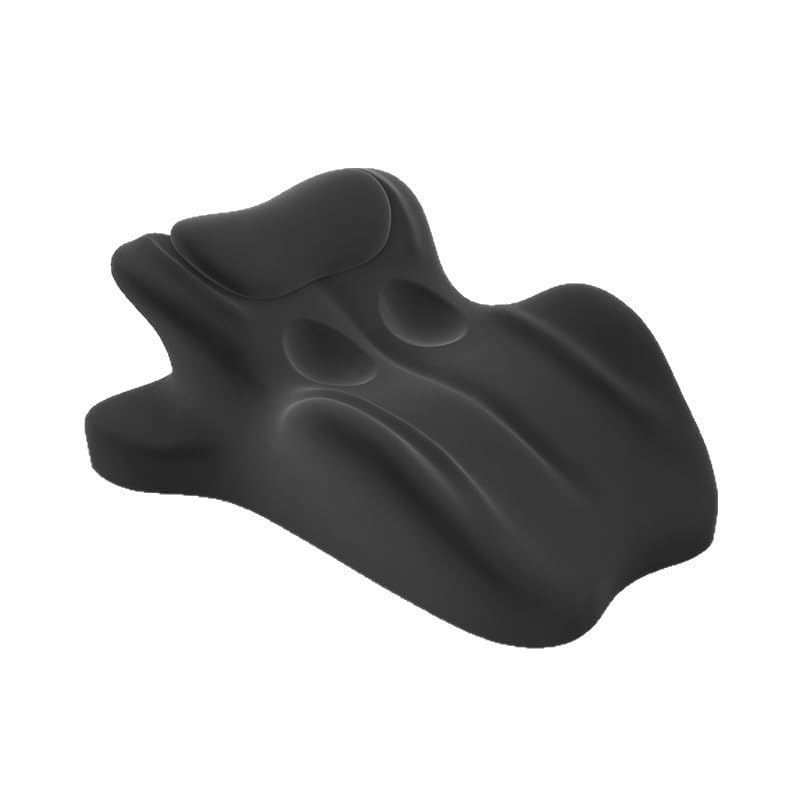 Generic ergonomic memory foam wedge pillow shows a 27-degree incline for back support and comfort.