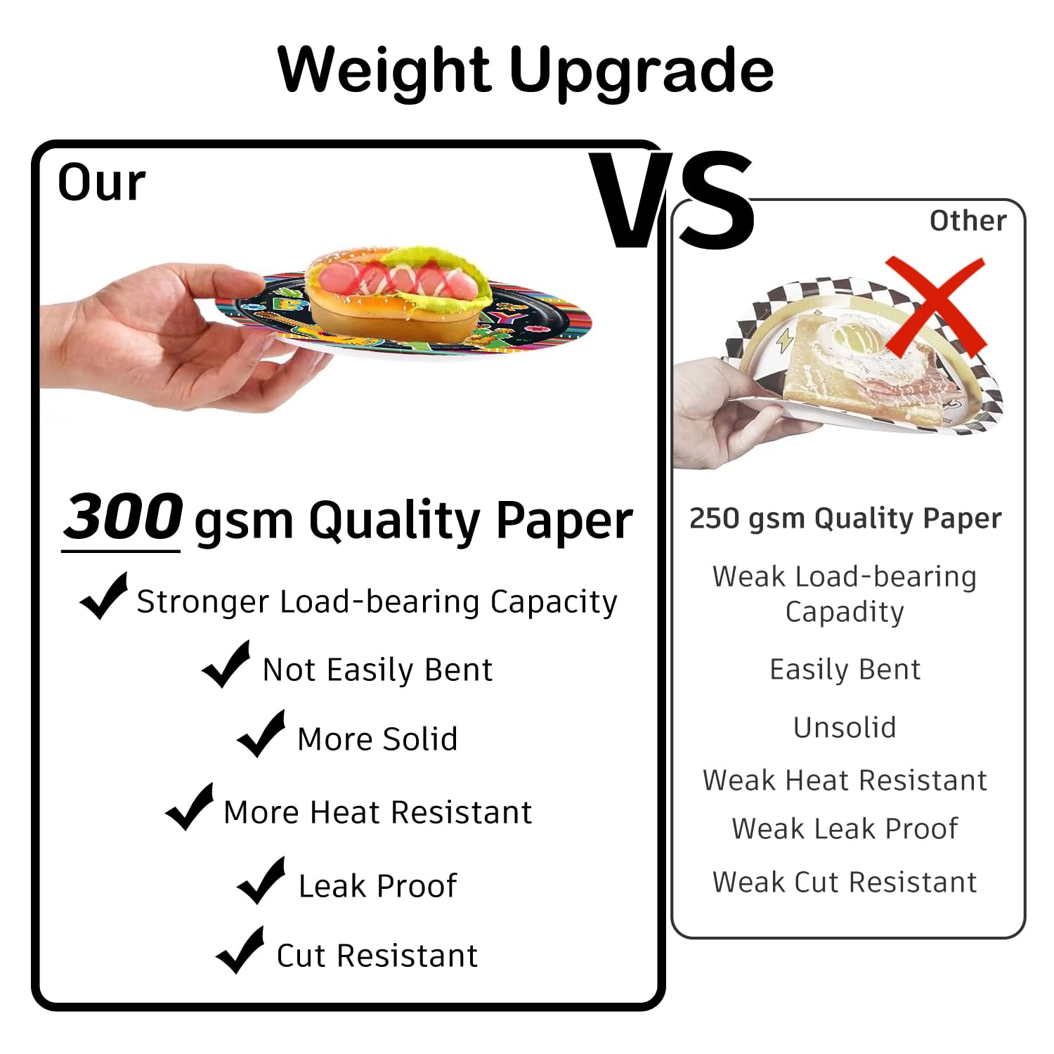 Generic fiesta plates and napkins simplify cleanup and add color.