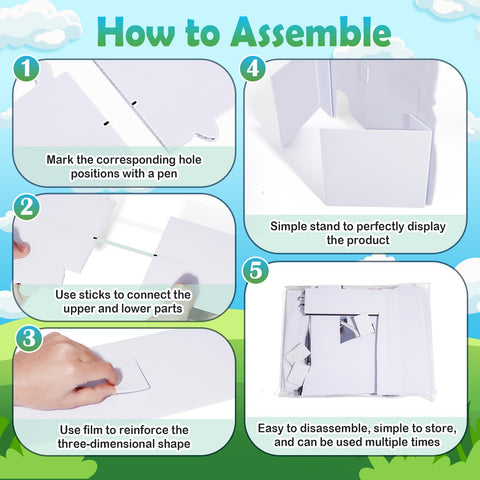 Generic Golf Cart Cutout packaging-ready kit for quick setup and transport.