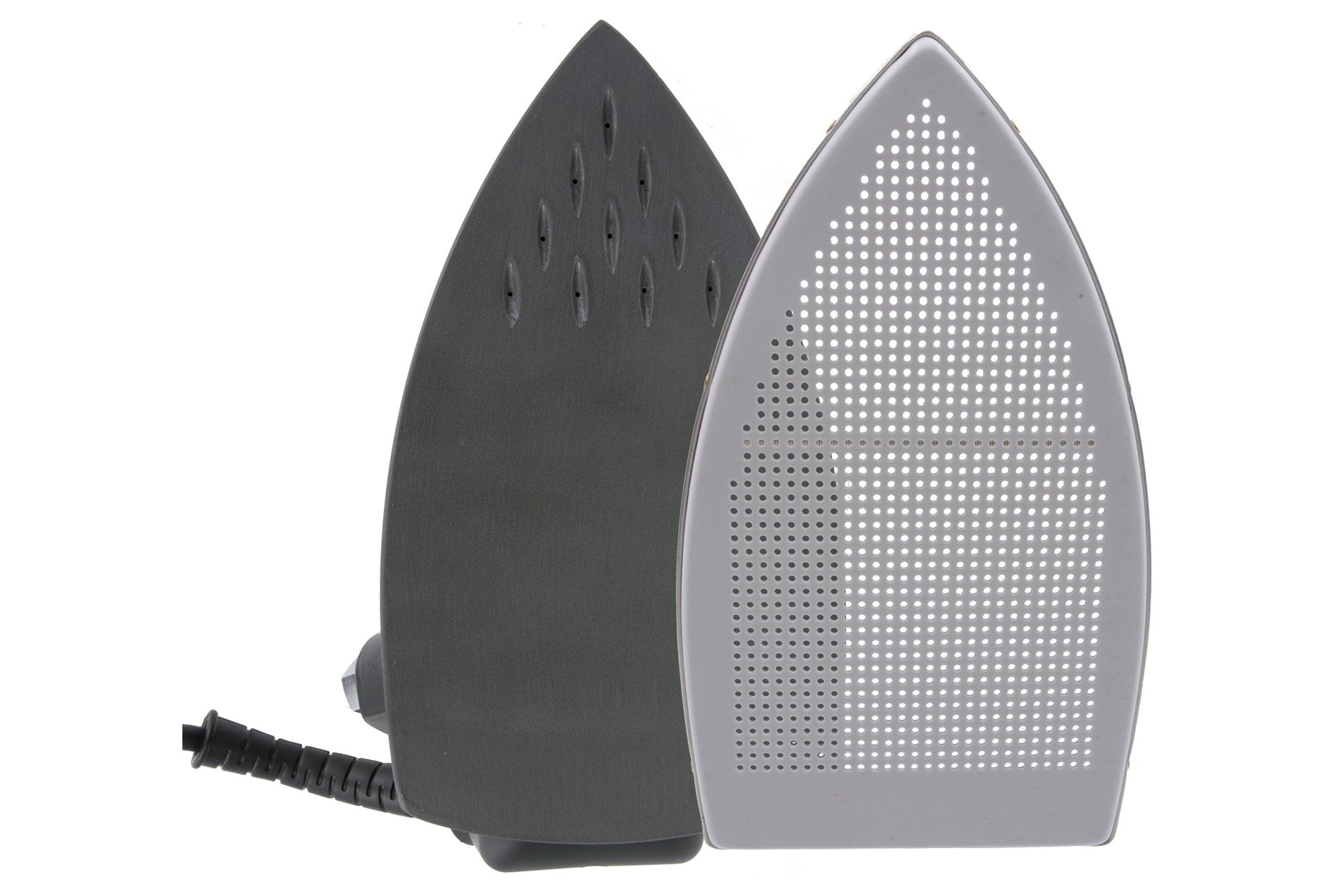 Generic Gravity-Feed Steam Iron Silver Star ES-300 compact design ideal for studios.