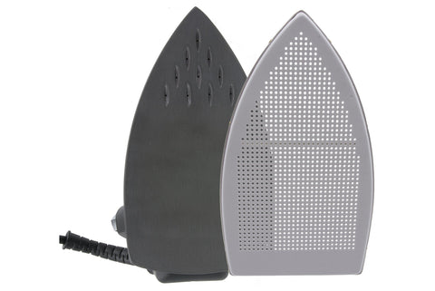 Generic Gravity-Feed Steam Iron Silver Star ES-300 compact design ideal for studios.