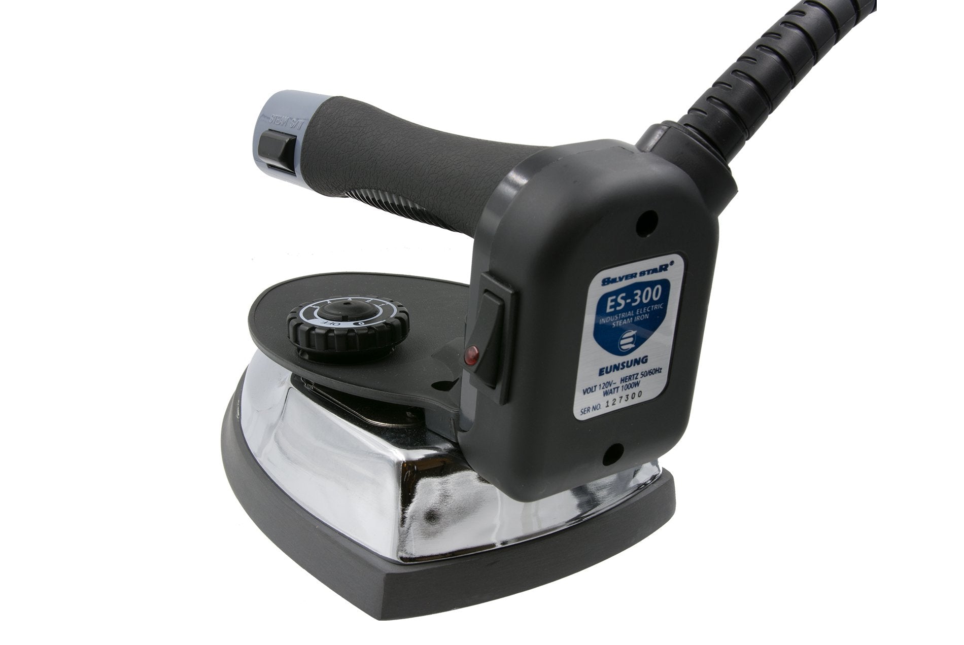 Generic Gravity-Feed Steam Iron Silver Star ES-300 routine maintenance and wear-part care.