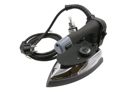 Generic Gravity-Feed Steam Iron Silver Star ES-300 side view showing durable construction for daily use.