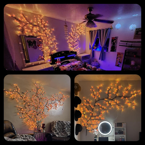 Generic LED wall light offers 8 modes for customizable ambiance.