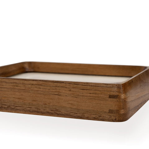 Generic walnut frame with mat for 5x7 display, versatile use.