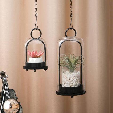 Mantel and veranda setups with pillar candles create ambience