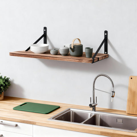 Generic Projector Shelf with rear cable pass-through for seamless power routing.