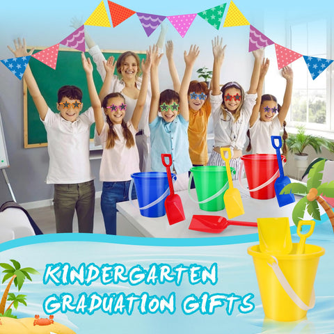 Generic bulk summer party favors ready for classroom celebrations.