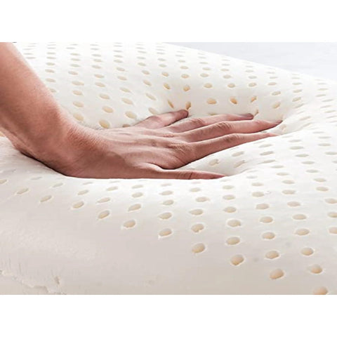 Generic Talalay latex pillow neck support helps align the spine during sleep