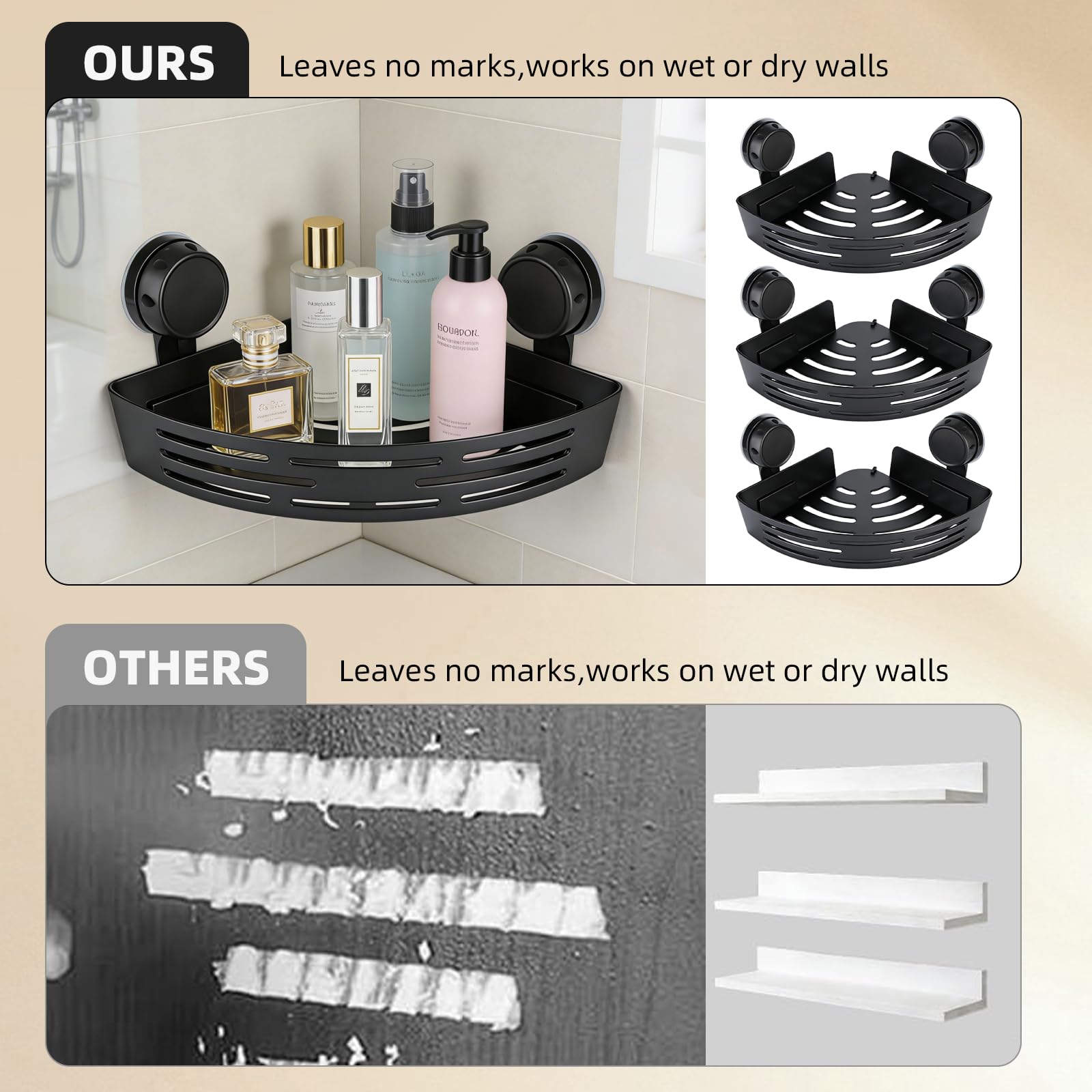 Generic three-layer bathroom storage rack organizes essentials efficiently