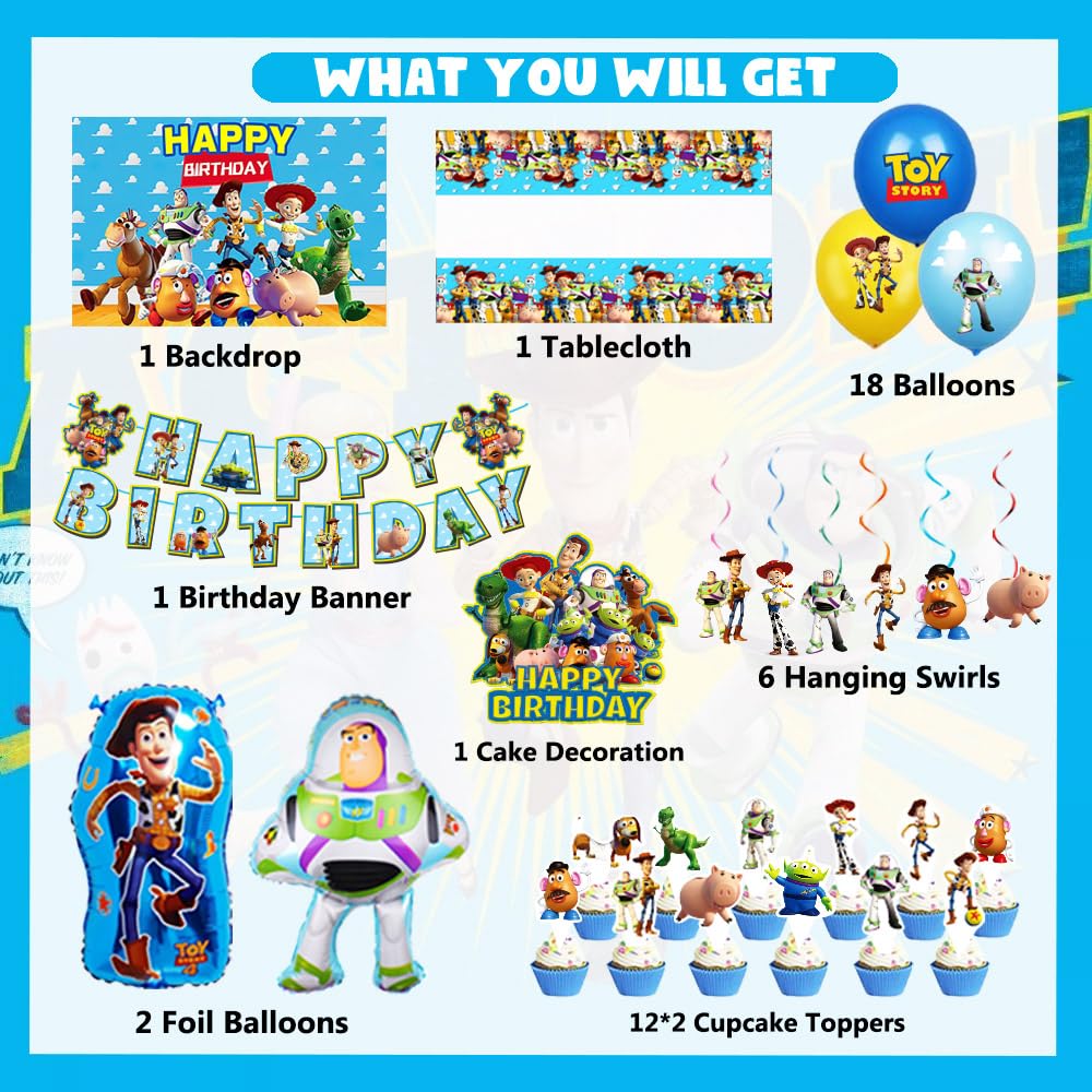 Generic Toy Theme Backdrop—cartoon scene ideal for selfies and gift tables.