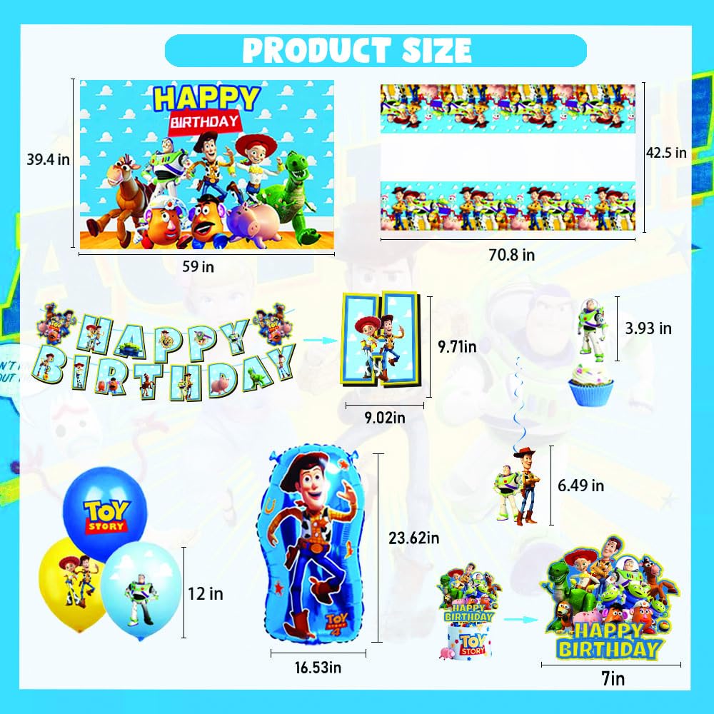Generic Toy Theme Balloons Arrangement—cheerful accents for indoor or outdoor celebrations.