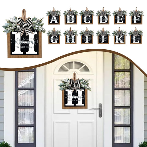 Generic weather-resistant wreath designed for outdoor use under covered porches.