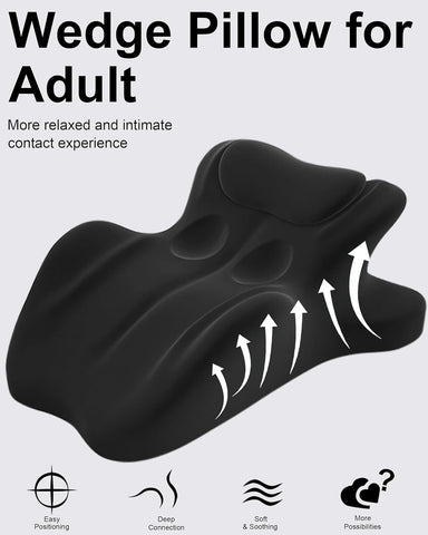 Ergonomic design creates comfortable sweet-spot for back and shoulder relief.