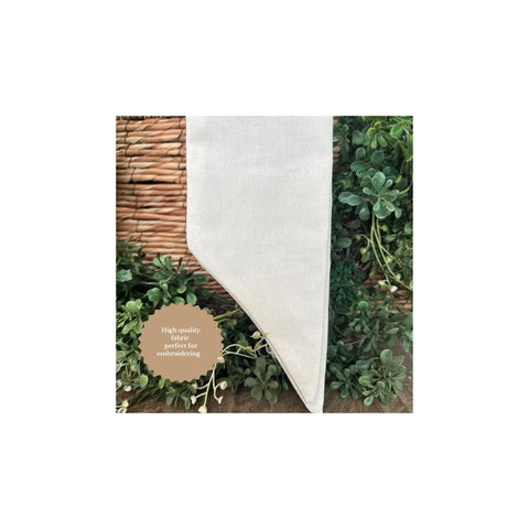Generic White Wreath Sash easily ties for a polished wreath look.