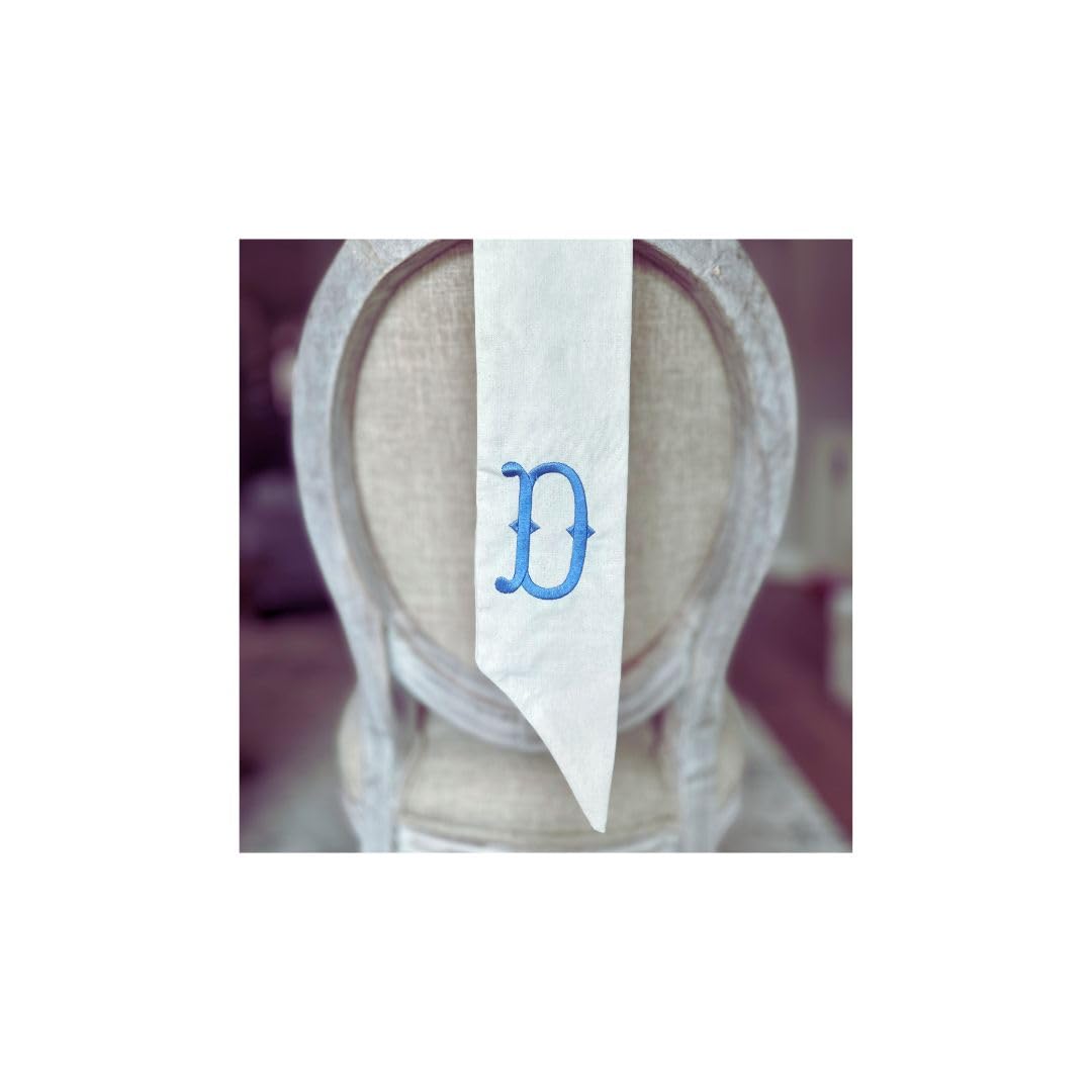 Generic White Wreath Sash versatile for event decor ideas on chairs and trees.