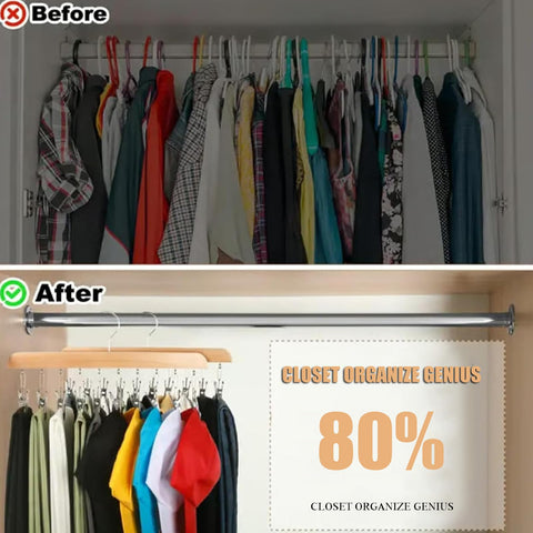 Generic wooden hanger suitable for pants, scarves, hats and socks.