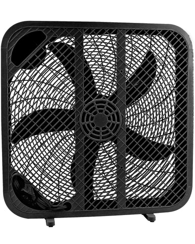 Genesis 20Box fan ETL-listed safety with fuse plug protection
